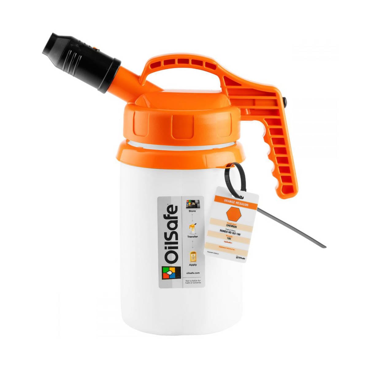 OilSafe | KIT - STUMPY Spout | High Flow | Fluid Transfer Container