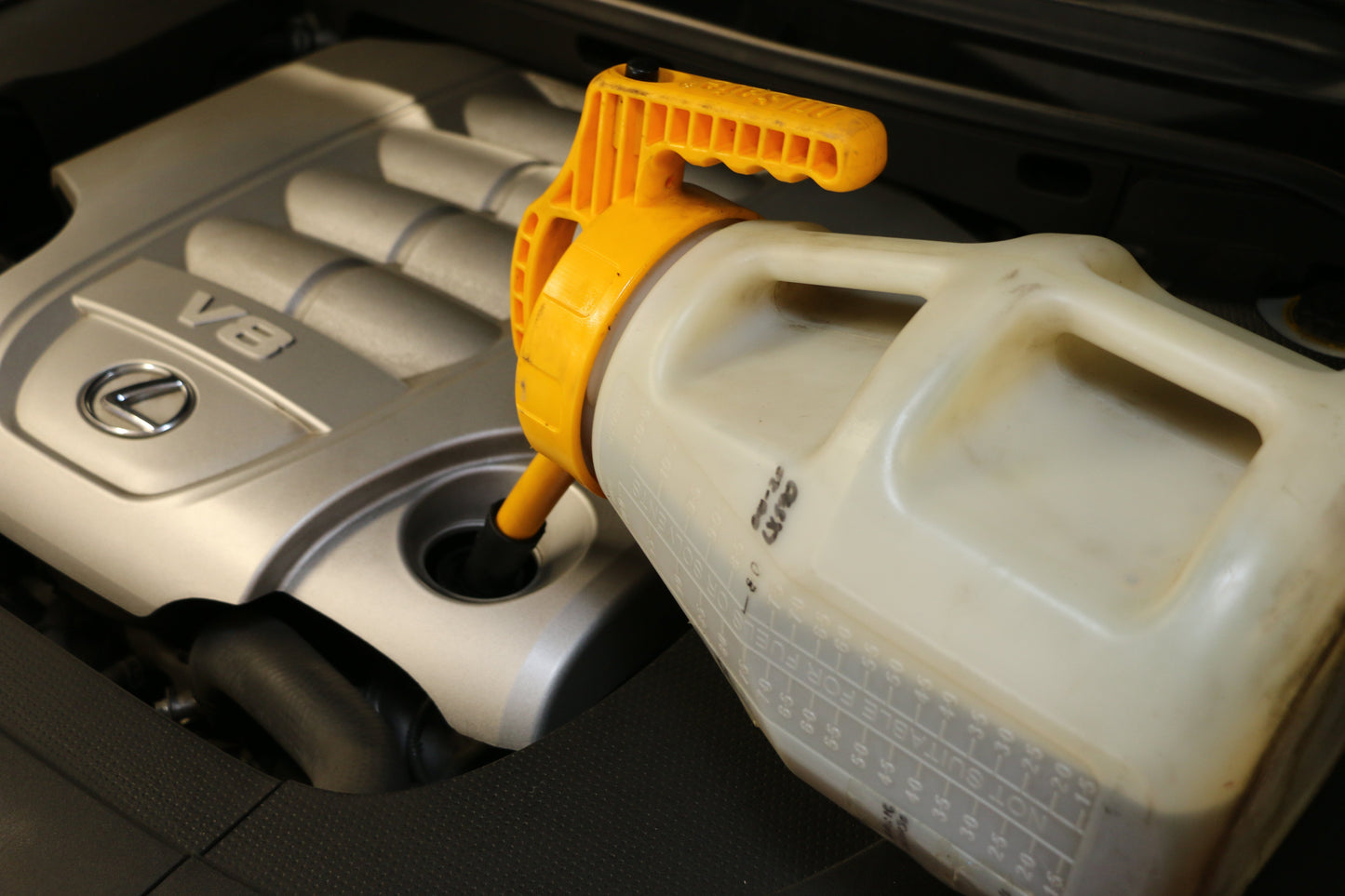 OilSafe | KIT - STRETCH Spout | Mid-flow & Hard to Reach Fills | Fluid Transfer Container