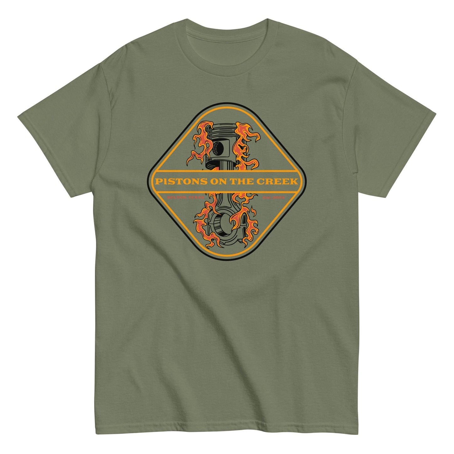 Flaming Piston - November Shirt of The Month! - AC Oil & Supply