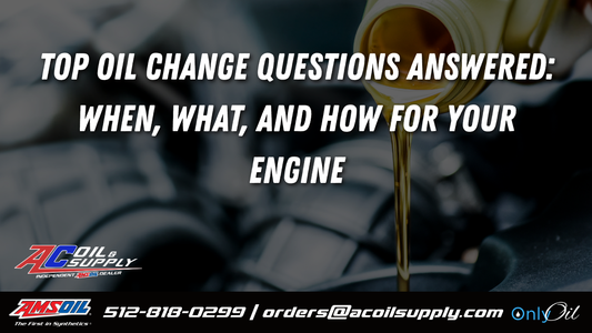 Top Oil Change Questions Answered: When, What, and How for Your Engine