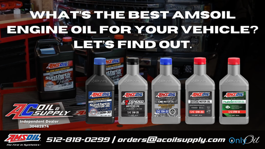 What’s the Best AMSOIL Engine Oil for Your Vehicle? Let’s Find Out.