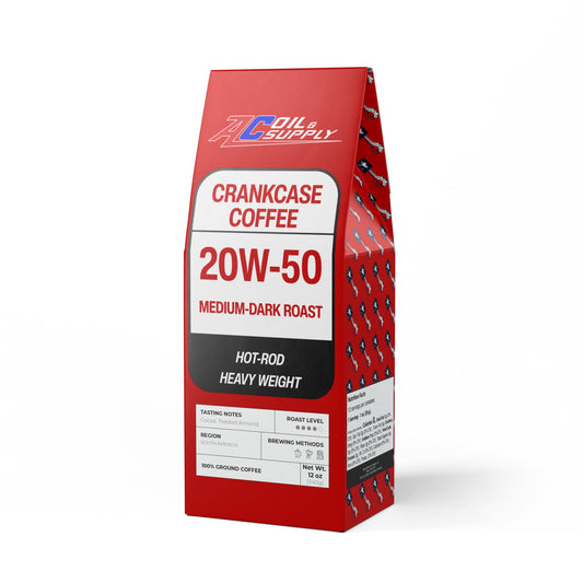 20W-50 Medium-Dark Roast – Hot-Rod Heavy Weight | Crankcase Coffee Series - AC Oil & Supply