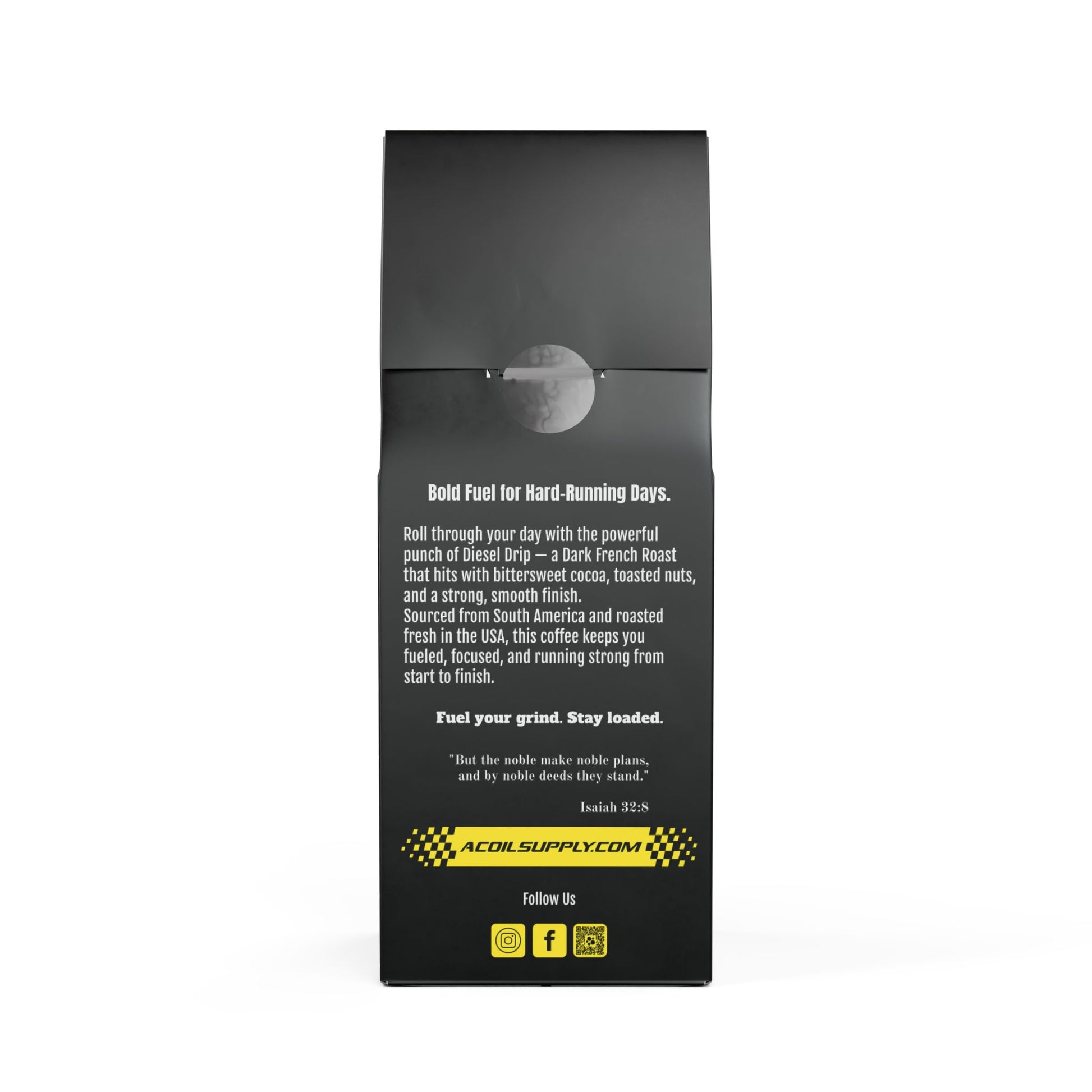 15W-40 Dark French Roast – Diesel Drip | Crankcase Coffee Series - AC Oil & Supply