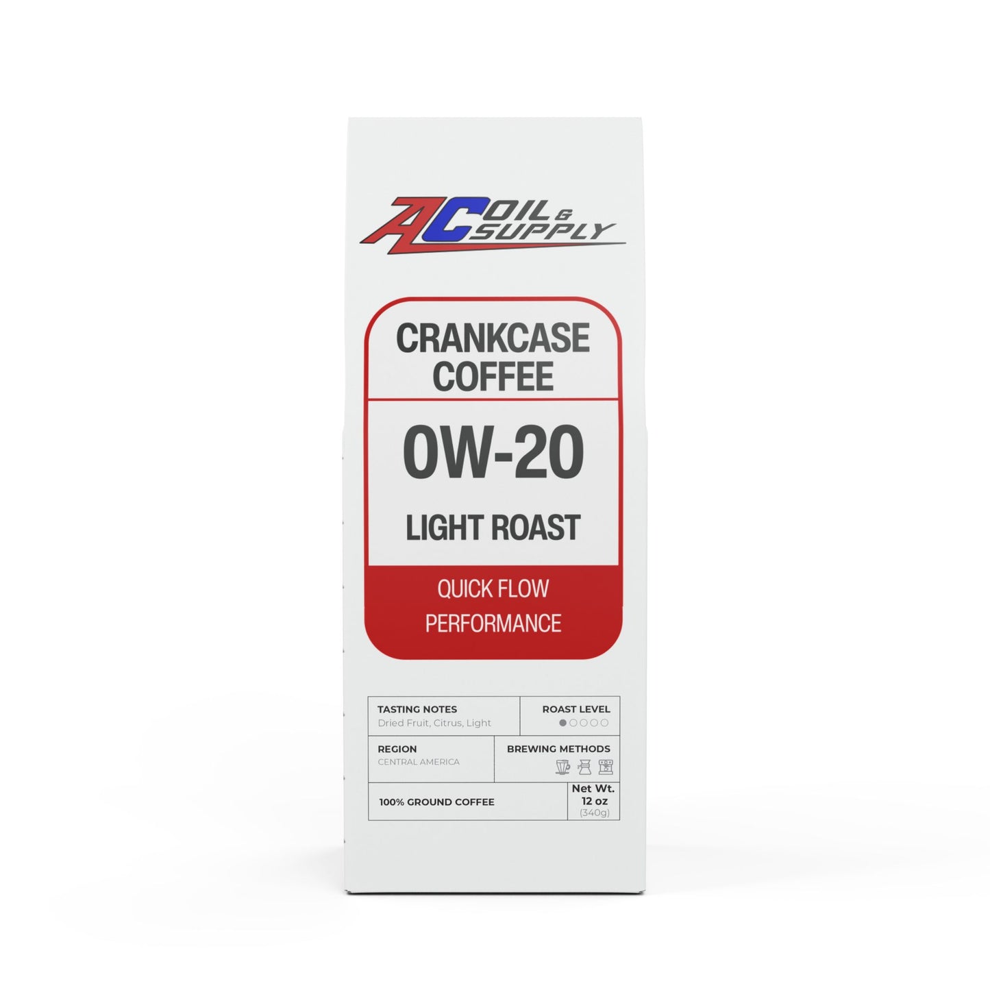 0W-20 Light Roast – Quick Flow Performance | Crankcase Coffee Series - AC Oil & Supply