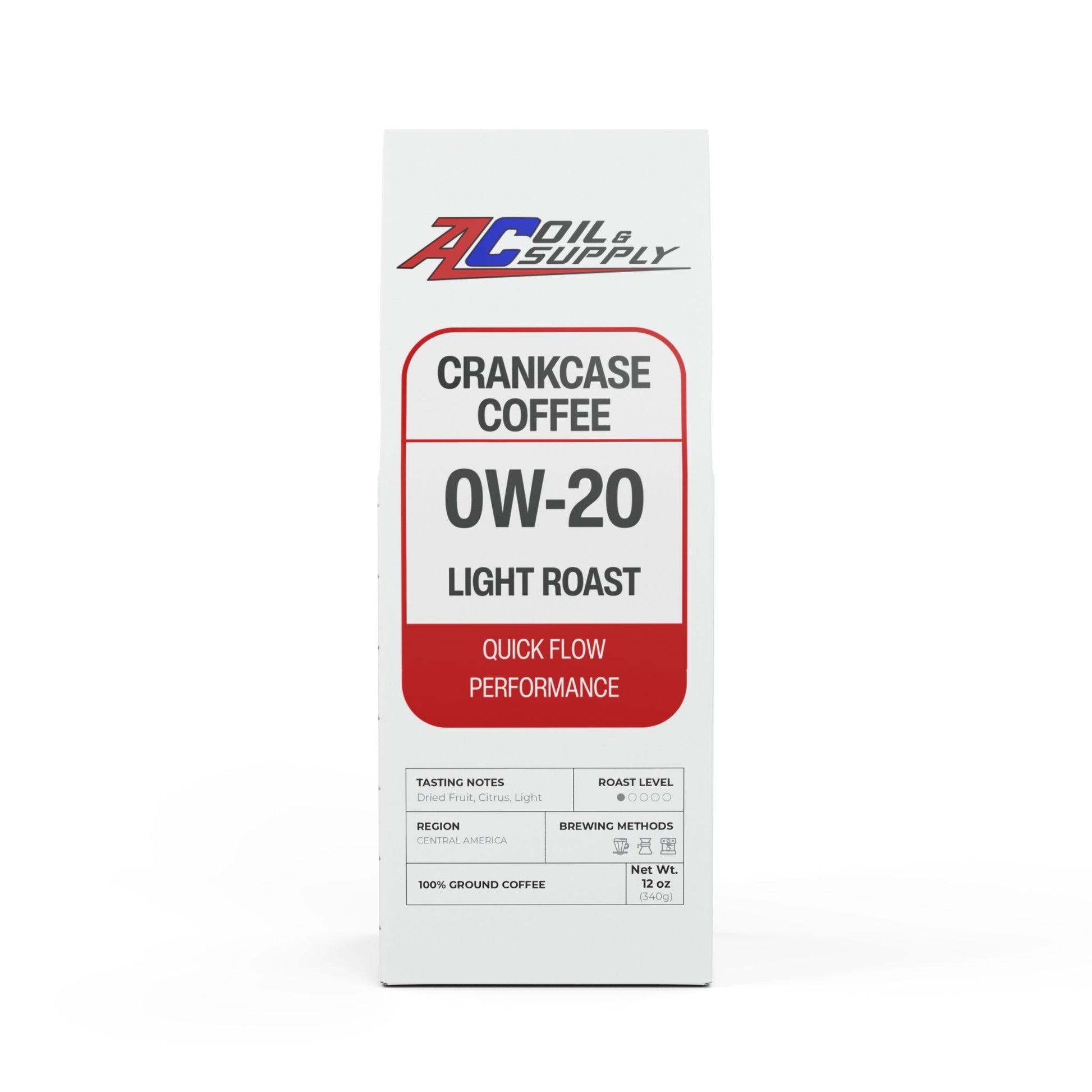 0W-20 Light Roast – Quick Flow Performance | Crankcase Coffee Series - AC Oil & Supply