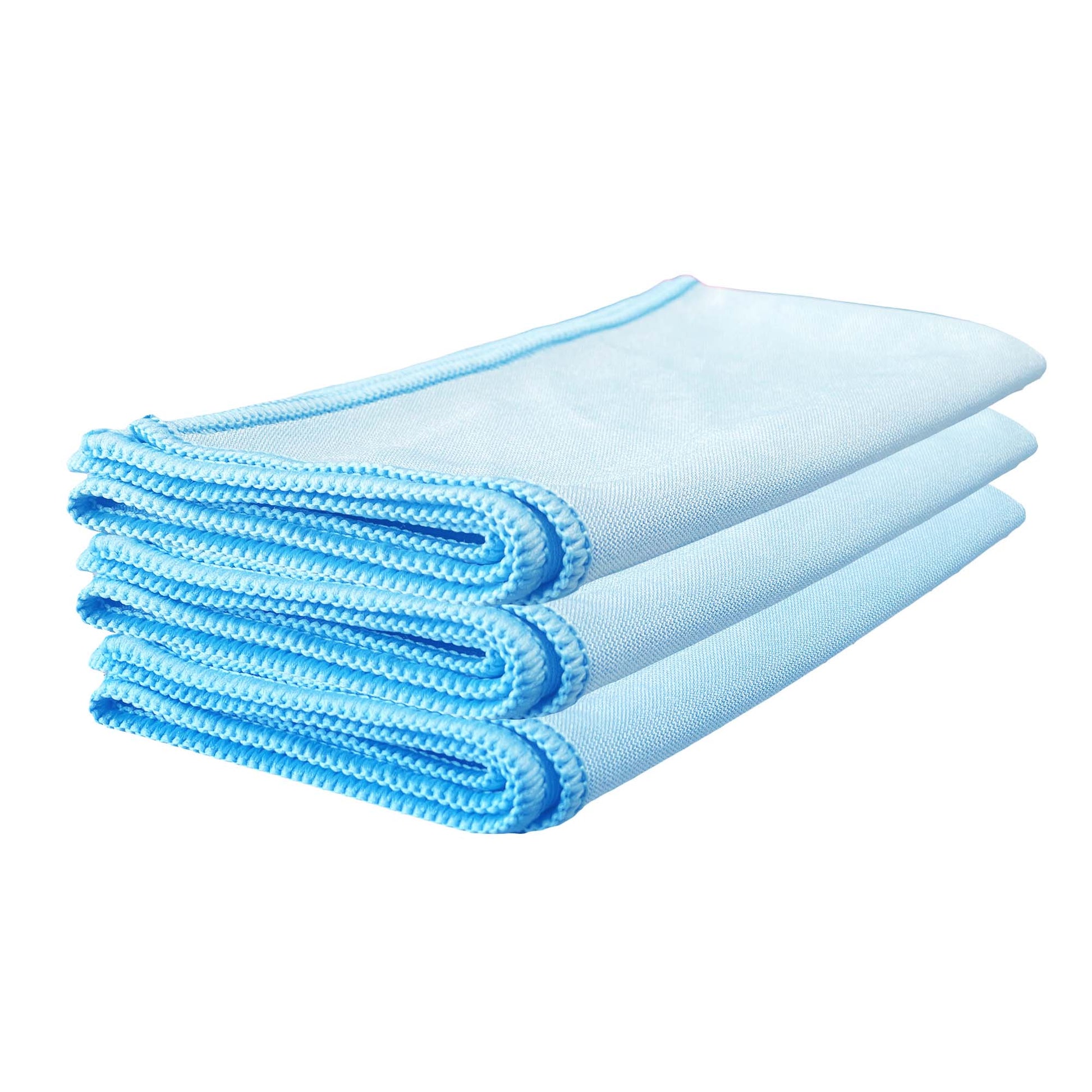 WASH&WHIPS Wipe Once Microfiber Glass Cleaning Cloth Pro - 3 Pack - AC Oil & Supply