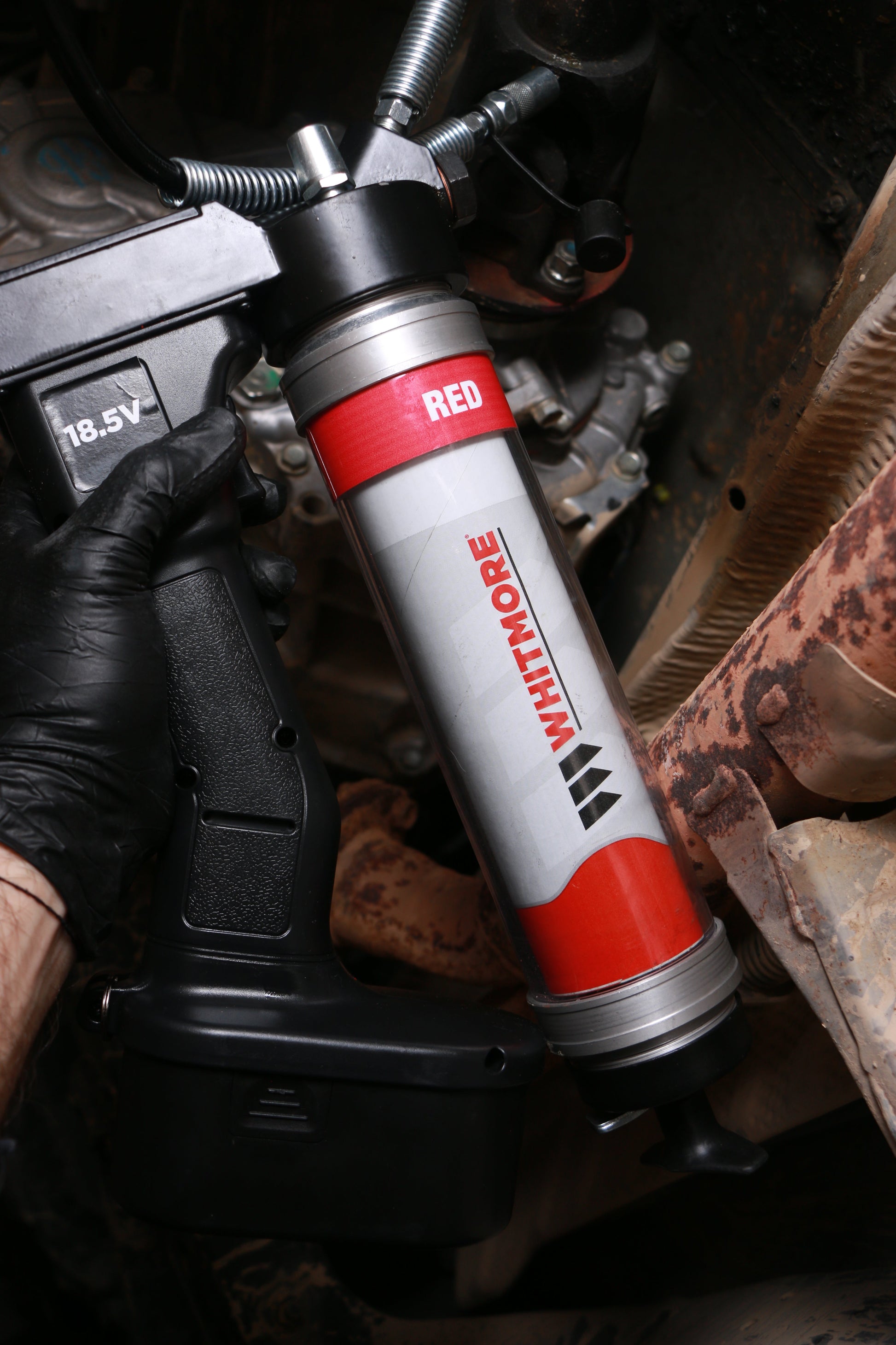 OilSafe | Battery Grease Gun | Clear Color Coded Cartridge - AC Oil & Supply