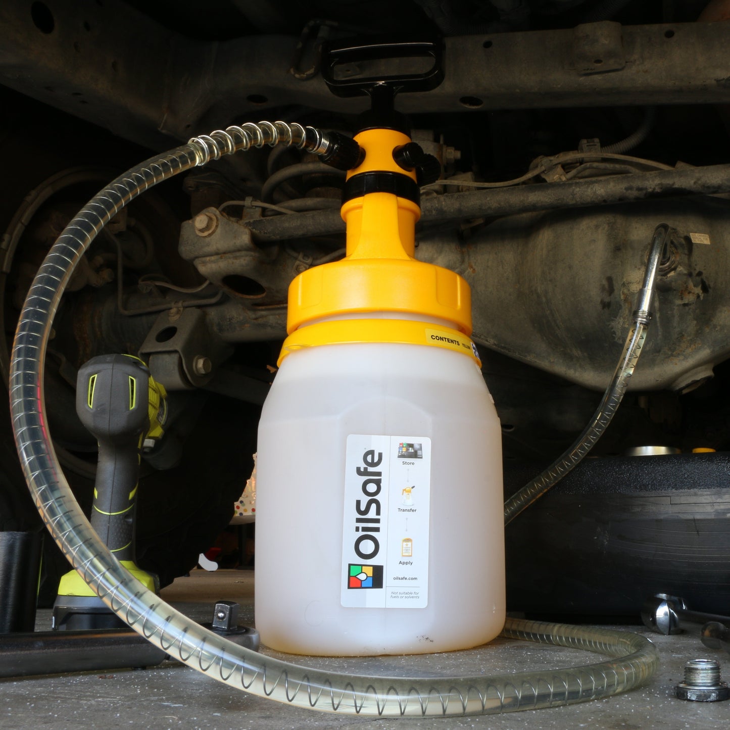 OilSafe | KIT - STUMPY Spout  | High Flow | Fluid Transfer Container - AC Oil & Supply