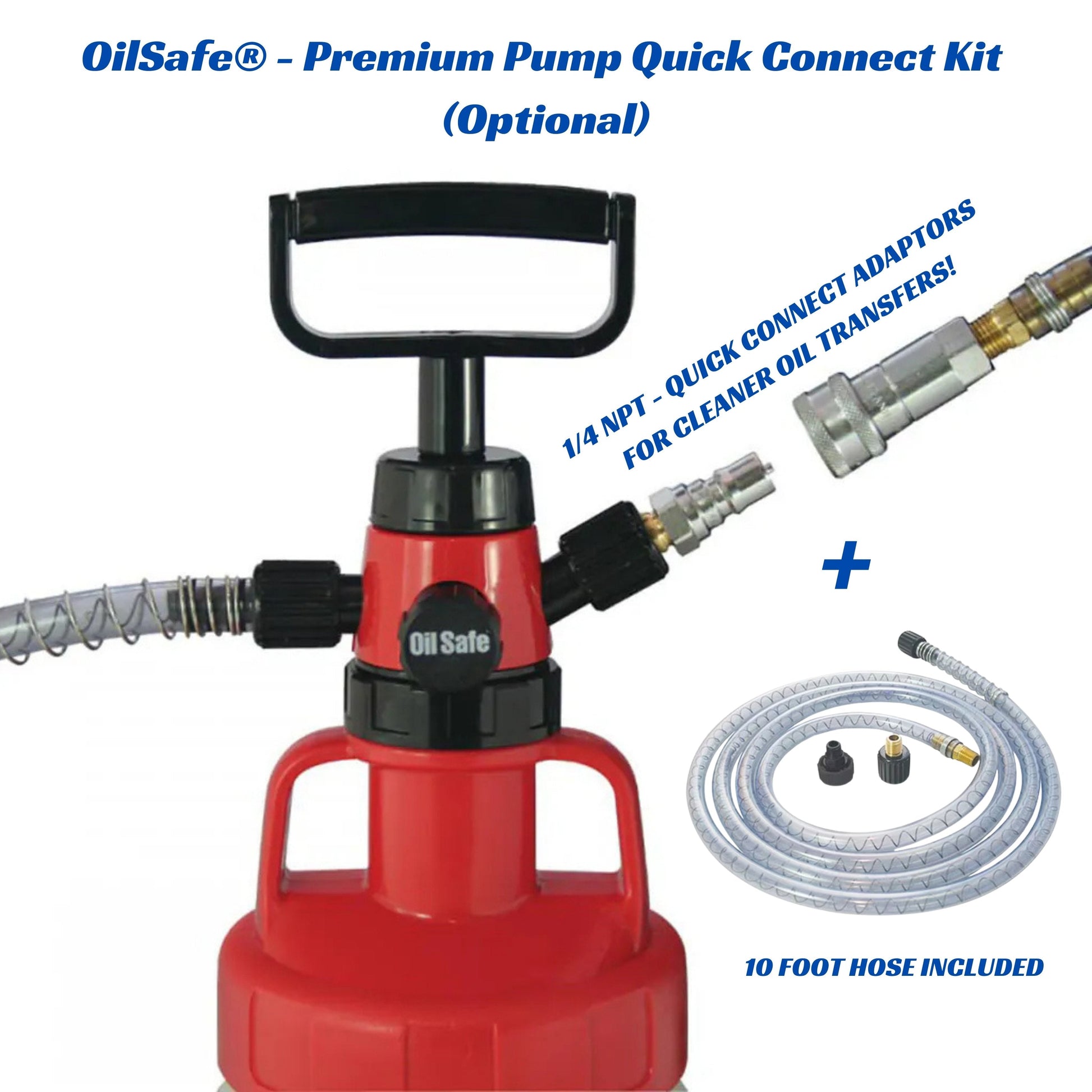 OILSAFE® | KIT - Premium Fluid Transfer Pump | Up to ISO 680 / SAE 250 - AC Oil & Supply