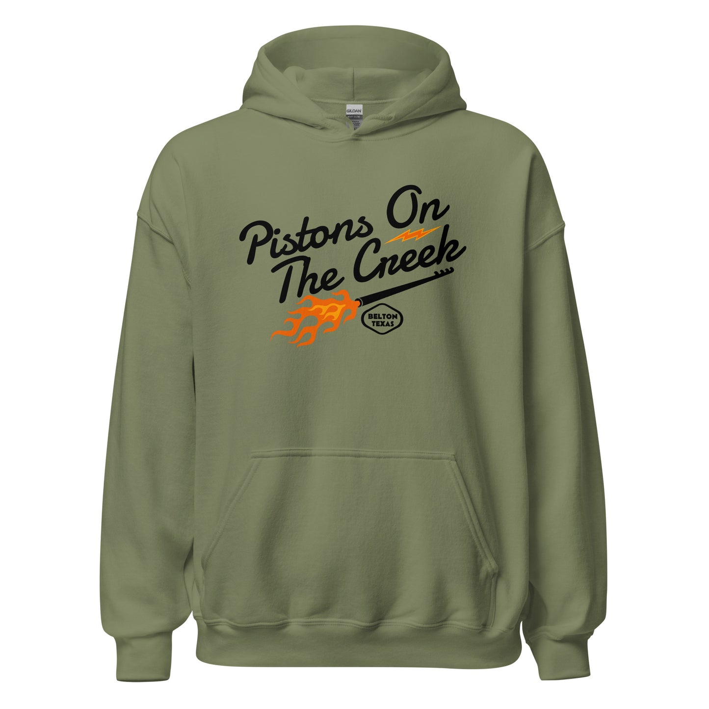 Pistons FlameThrower Hoodie - Free Shipping